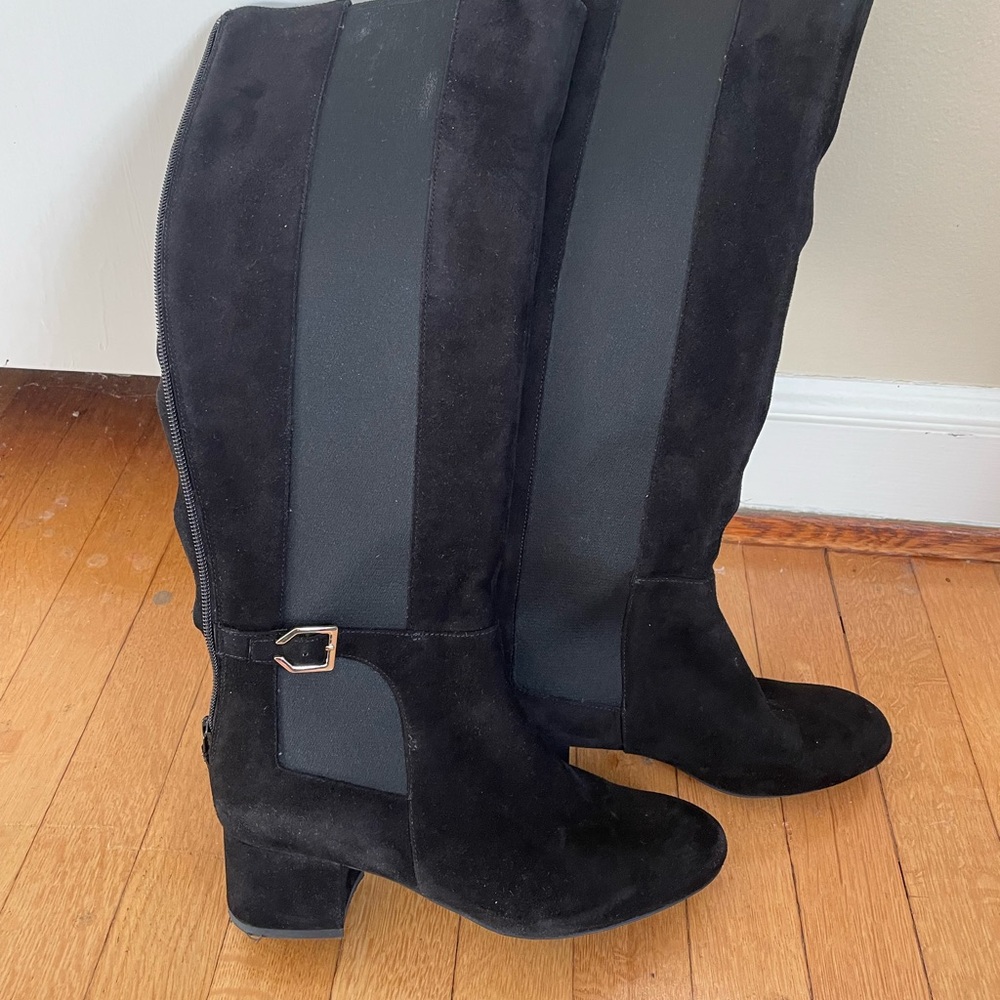 Elegant Black Knee-High Women's Boots